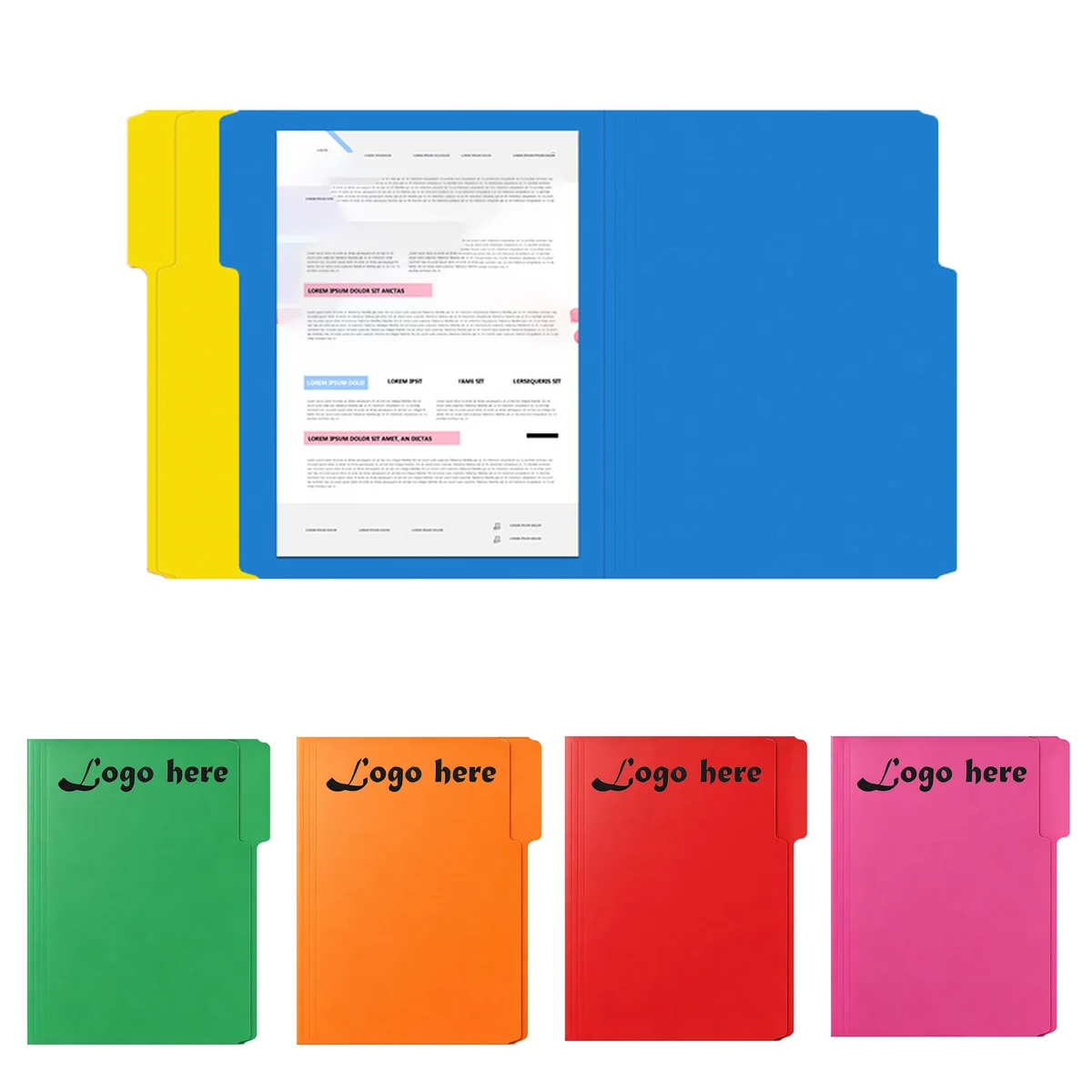 Office Manila File Folder For Document Sorting 1