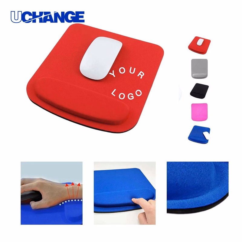 Ergonomic Mouse Pad Mat with Built In Wrist Cushion