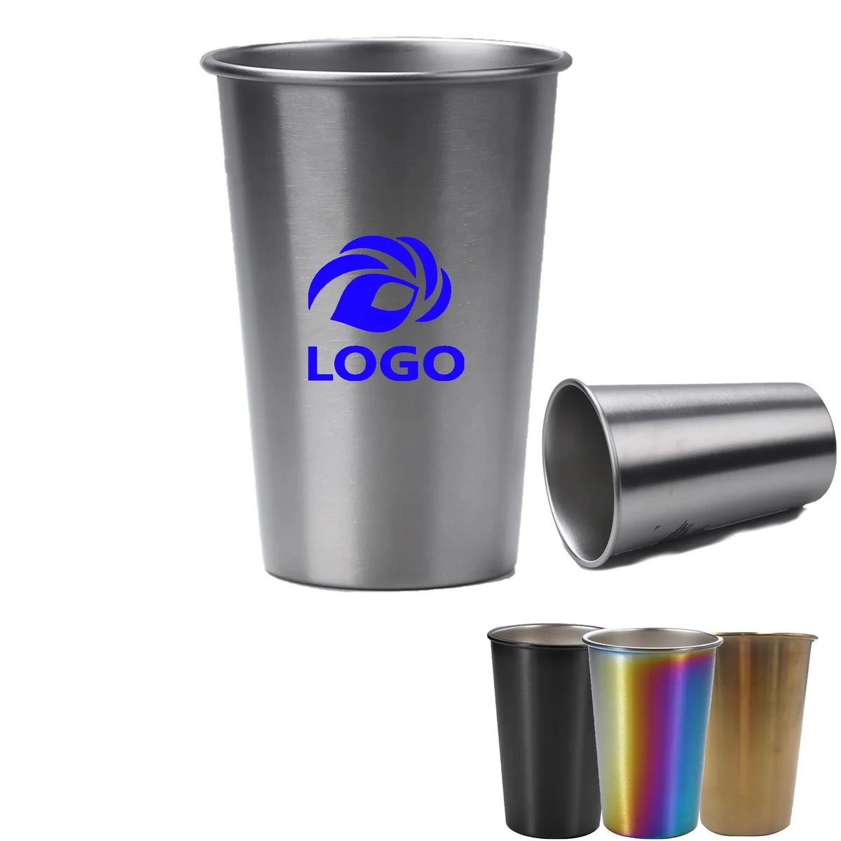 16oz Stainless Steel Pint Cup 1
