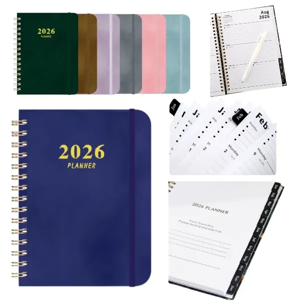2026-27 Academic Leather Planner 1