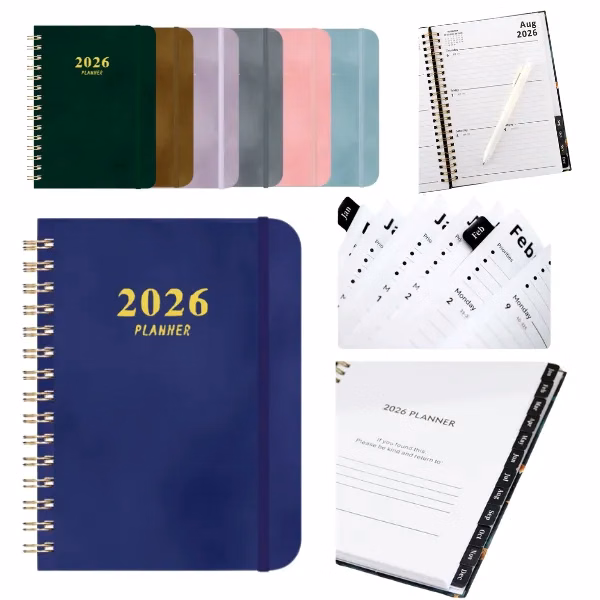 2026-27 Academic Leather Planner
