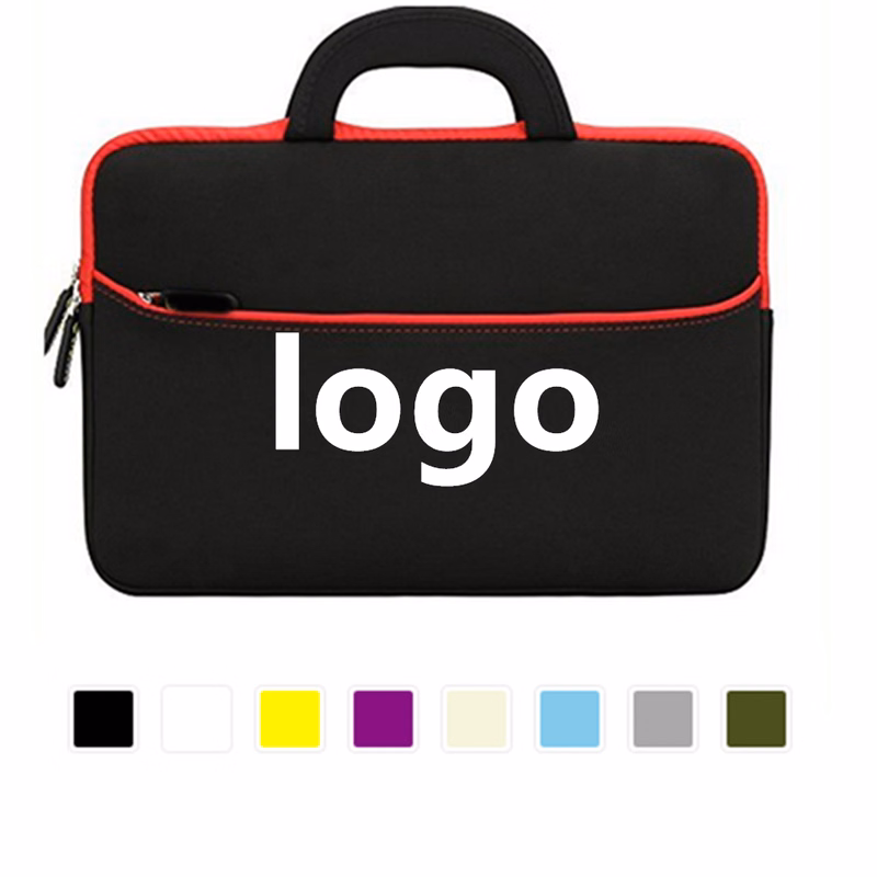 Laptop Sleeve Bag With Zipper Closure And Front Pocket