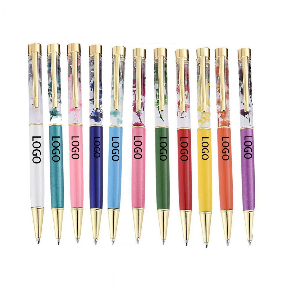 Flower Dynamic Liquid Ball Pen 1
