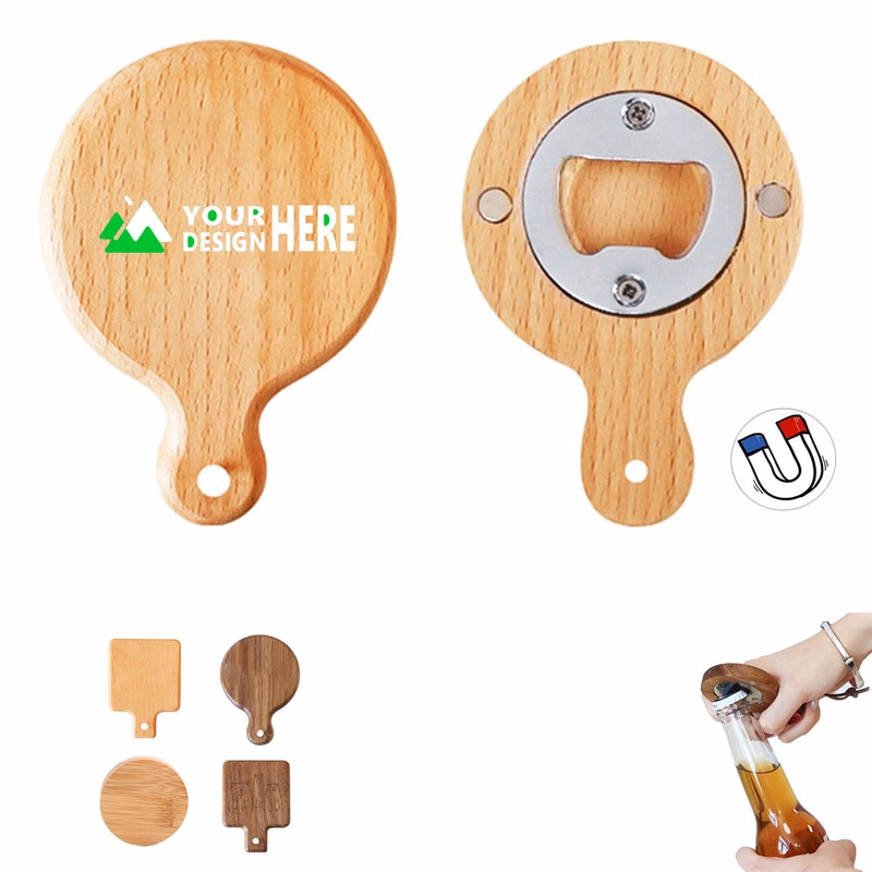 Wooden Magnetic Bottle Opener