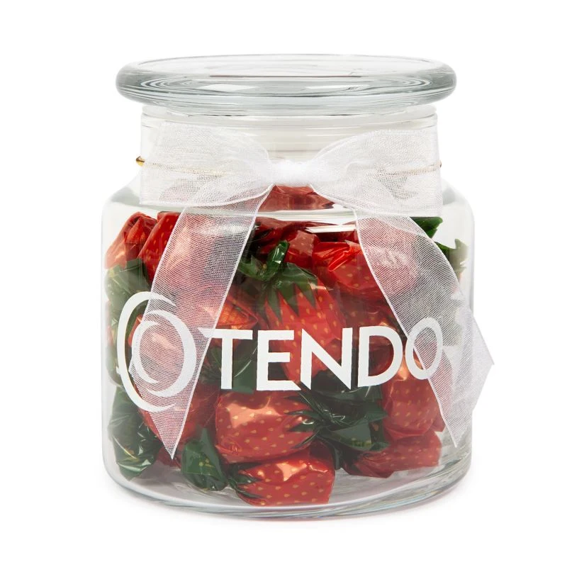 22oz. Glass Jar - Stock Wrapped Candies 1