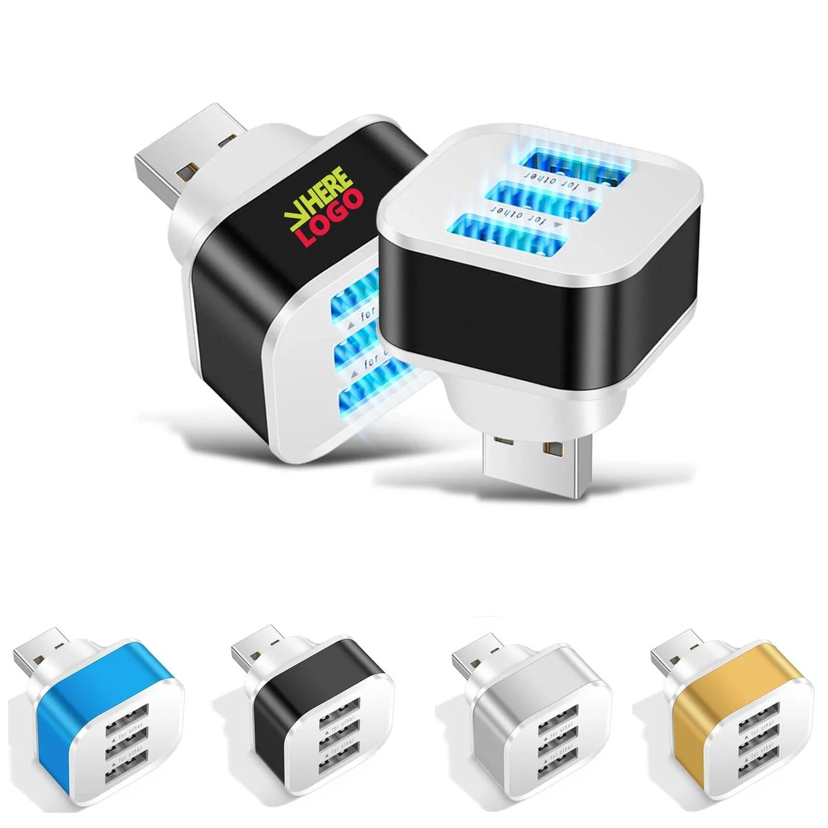 Fast Charge Dual Port USB Cargador Car Charger 1