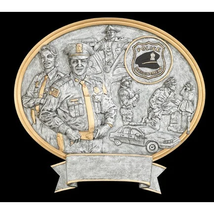 8" Police Legend Plate 1