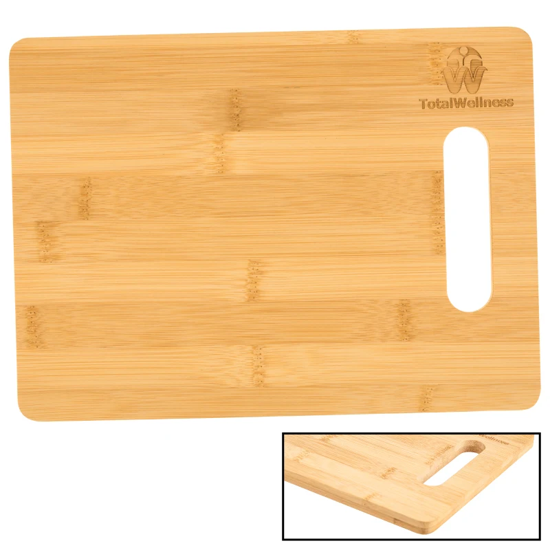 Large Bamboo Cutting Board w/ Handle 1