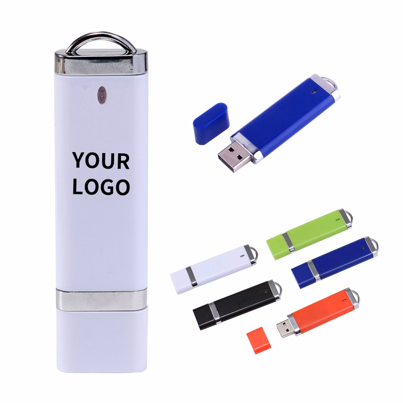 Rectangle Usb Memory Stick 2 Gigabyte Plastic Shell 3"