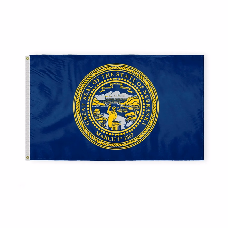3'x5' Nebraska ePoly Printed Flags