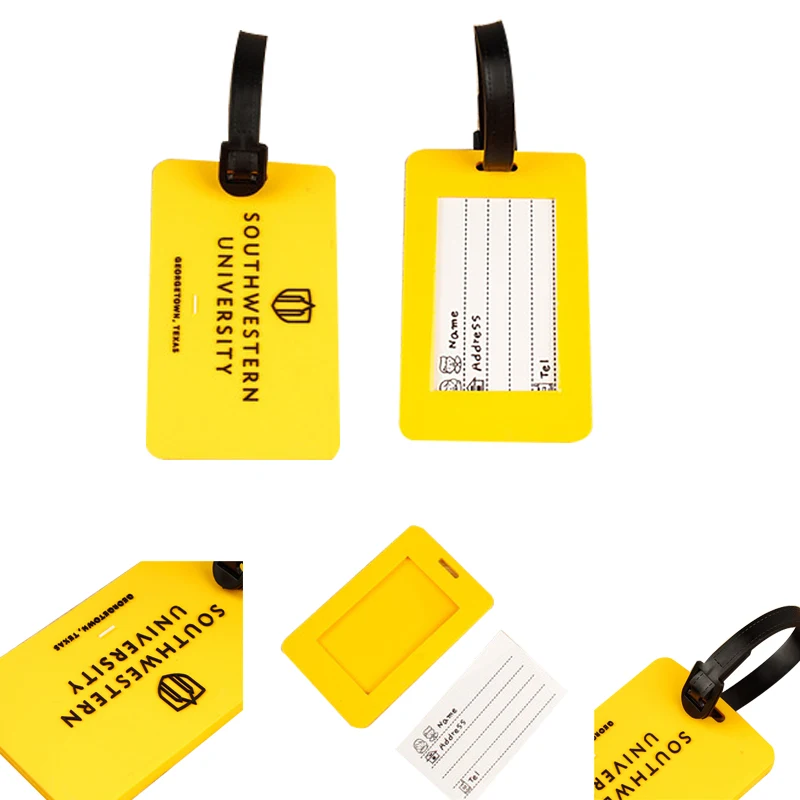 Soft PVC Luggage Tag 1