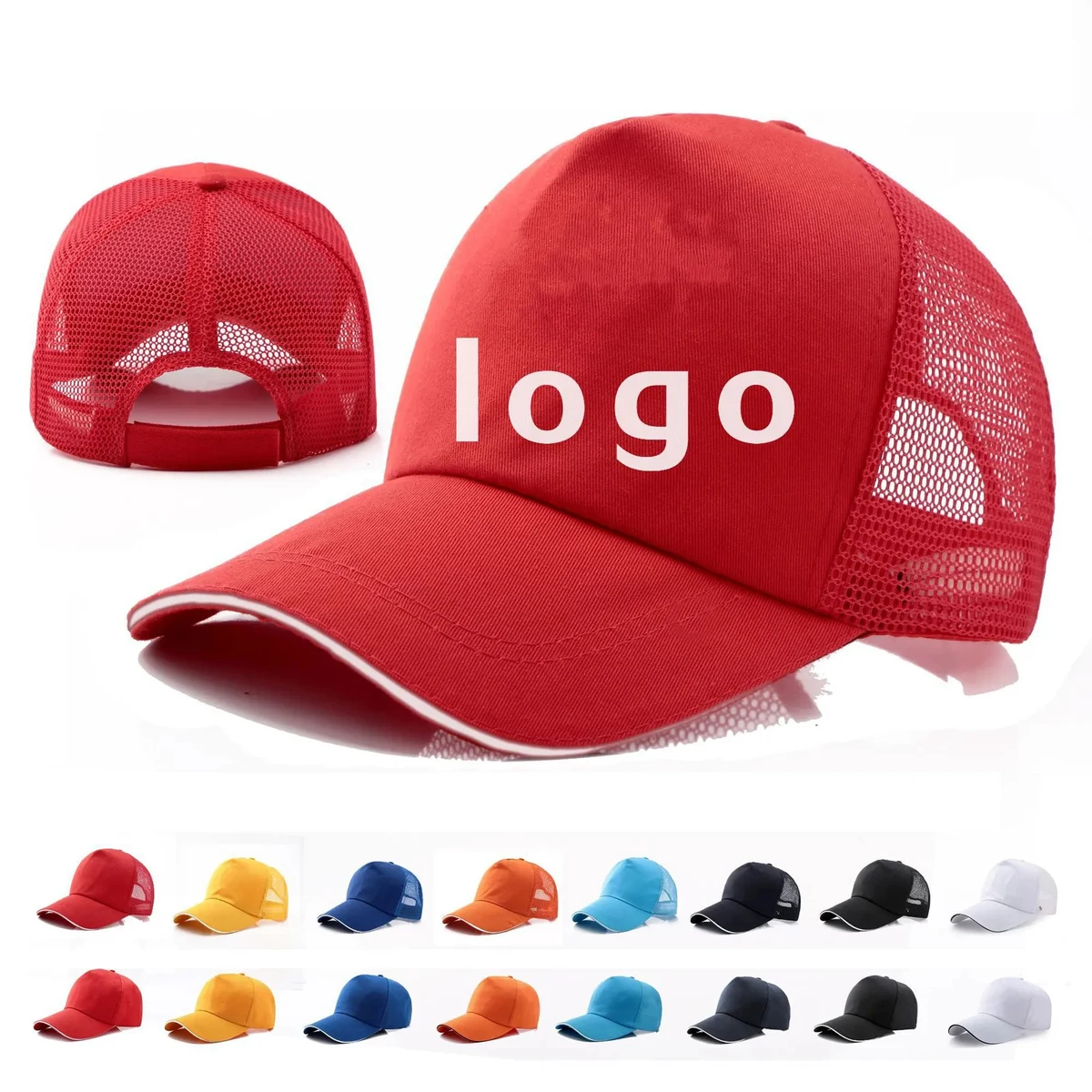 Canvas Mesh Cap Premium Trucker Hat 1