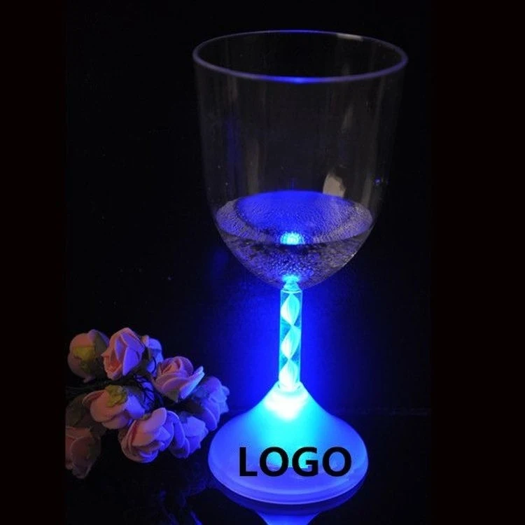 LED Light Up Flashing Red Wine Glass/ Color Changing 1