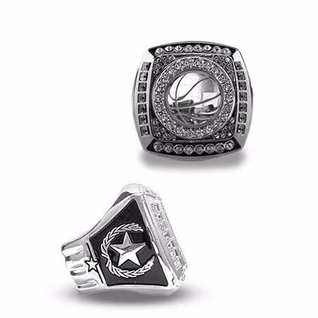 Basketball Championship Ring Silver