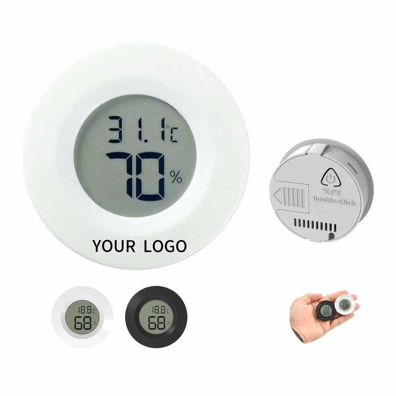 Mini Thermometer and Hygrometer with Digital Display