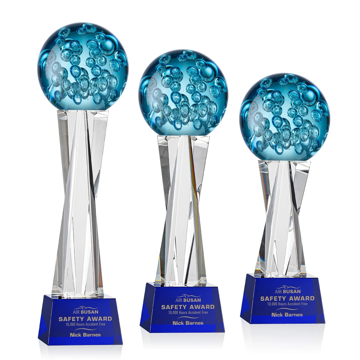 Addison Award on Grafton Base - Blue 1