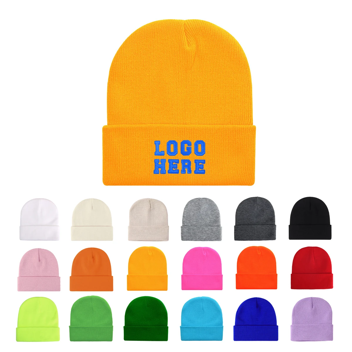Unisex Winter Knit Hat Beanie for Men and Women 1