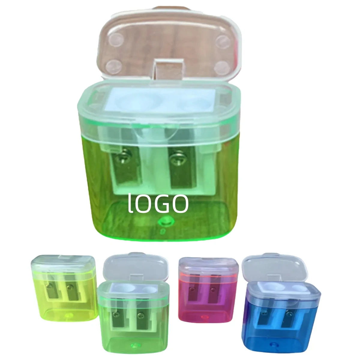 Dual Hole Colored Pencil Sharpeners 1