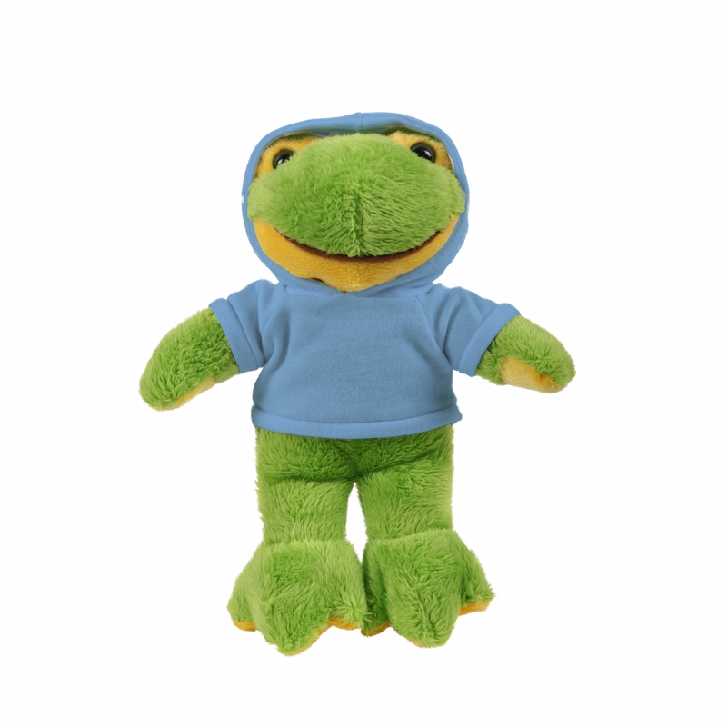 soft plush Frog with hoodie
