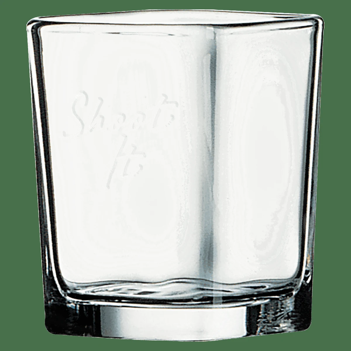 Polar Camel 2 1/4 oz Clear Square Shot Glass 1