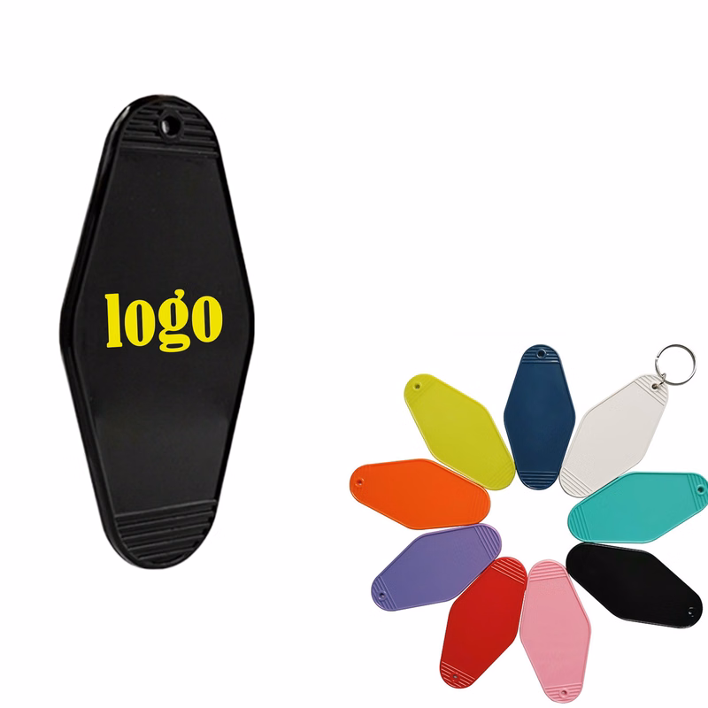 Durable Vintage Plastic Motel Key Tag MOQ100