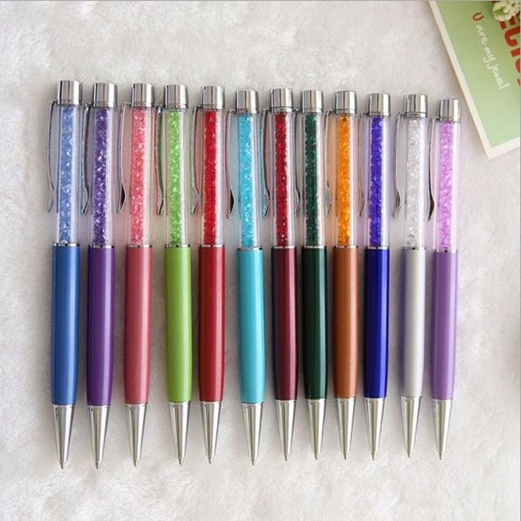 Best Promotion Ballpoint Pen Multi Color Available With Clear Acrylic Stones 1