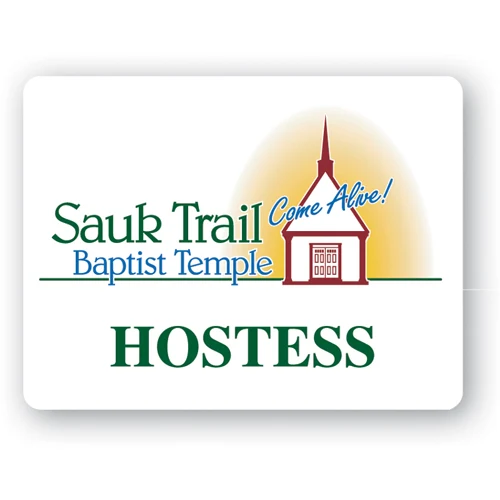 Full Color 50 Mil Name Badge (2.375"X3.125") Rectangle 1