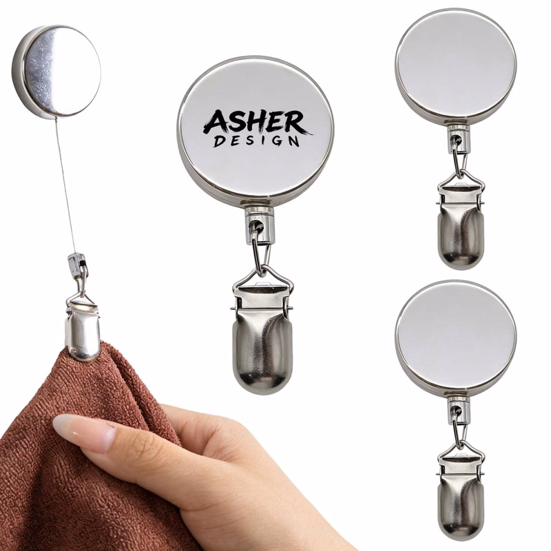Durable Heavy Duty No Drill Towel Hook Set for Kitchen
