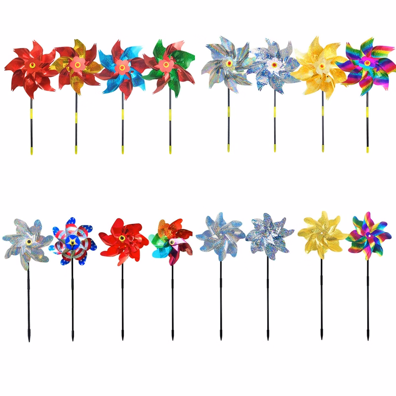 Colorful Windmill For Repel Birds