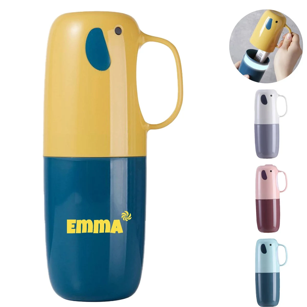 Detachable Toothbrush Travel Cup – Compact & Easy to Clean 1