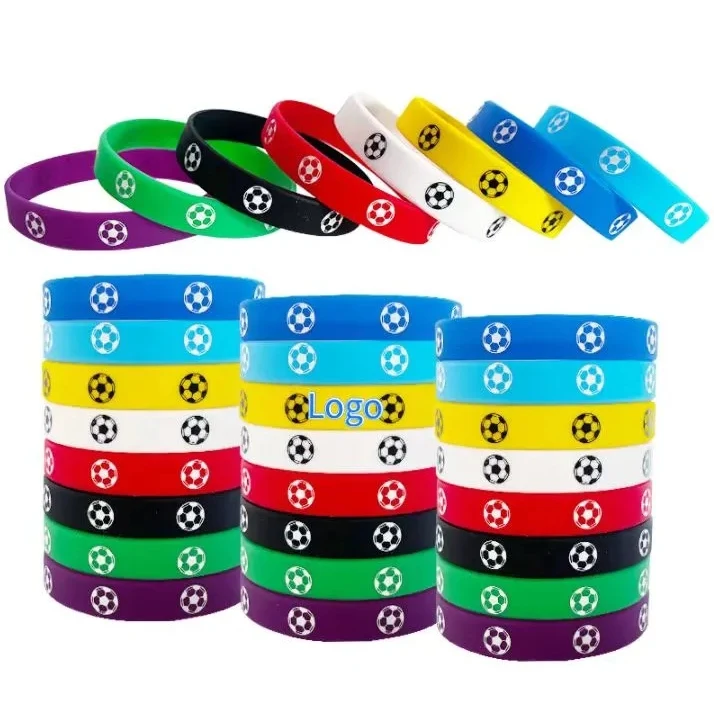Soccer Ball Custom Silicone Wristbands 1