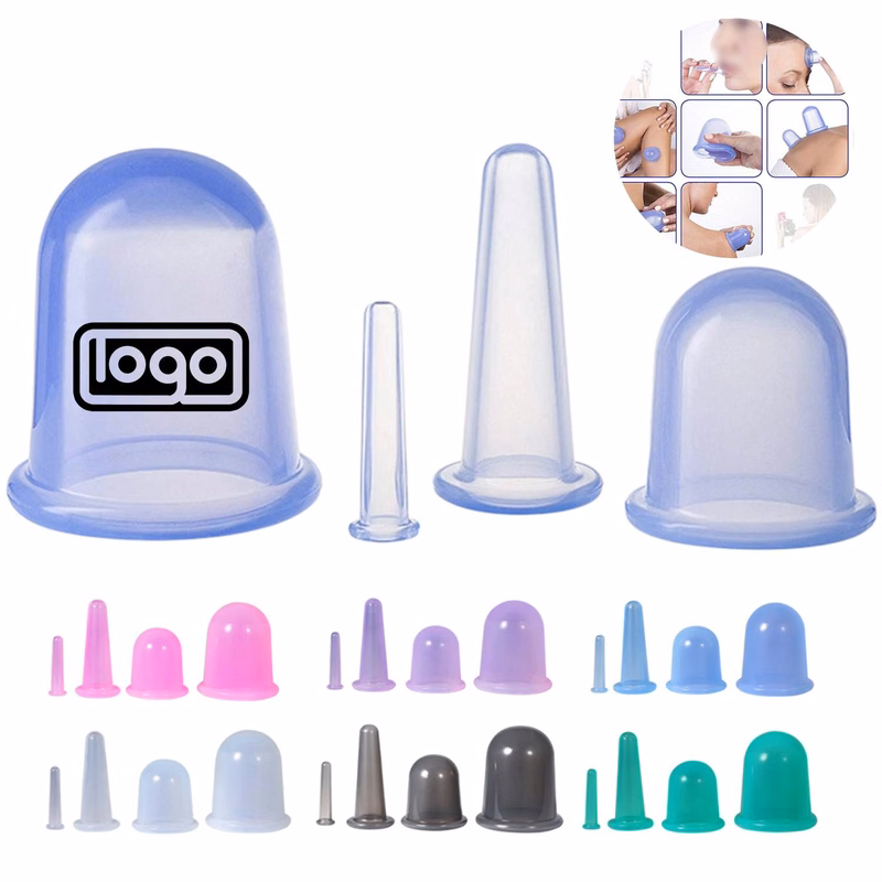 4-Piece Silicone Cupping Device Set
