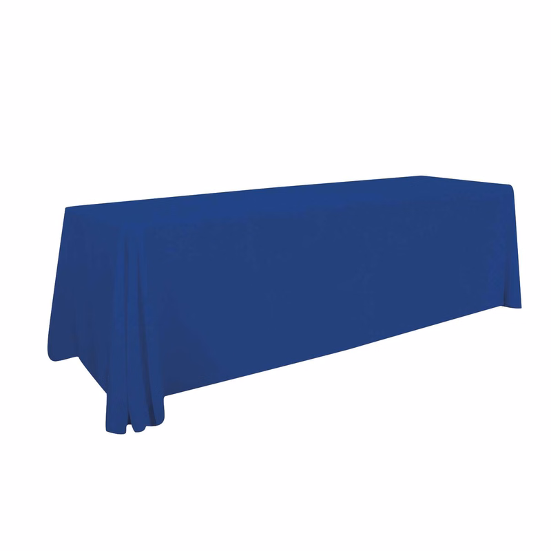 8' Stain-Resistant 4-Sided Table Throw (Unimprinted)