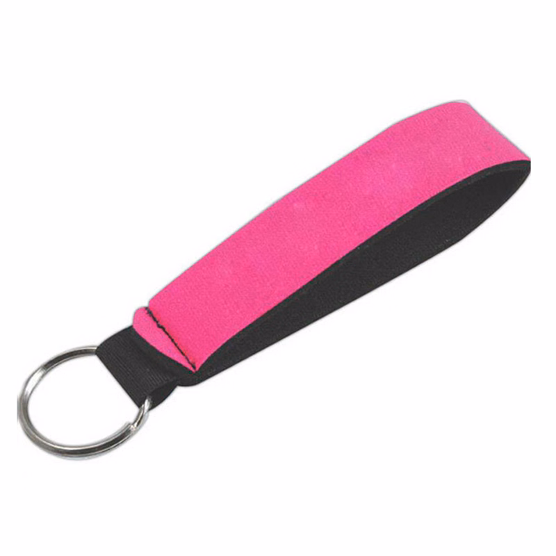 Sports Neoprene Wristband Keychain