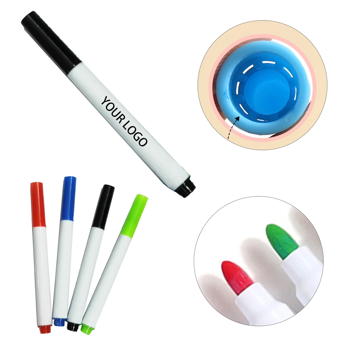 MOQ:50pcs Erasable Marker Pens 1