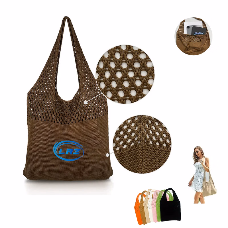 Hollow Knitted Shoulder Bags Women Handbag Summer Beach Tote