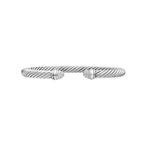 David Yurman Classic Cable Bracelet with Pave Diamonds 1