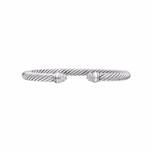David Yurman Classic Cable Bracelet with Pave Diamonds