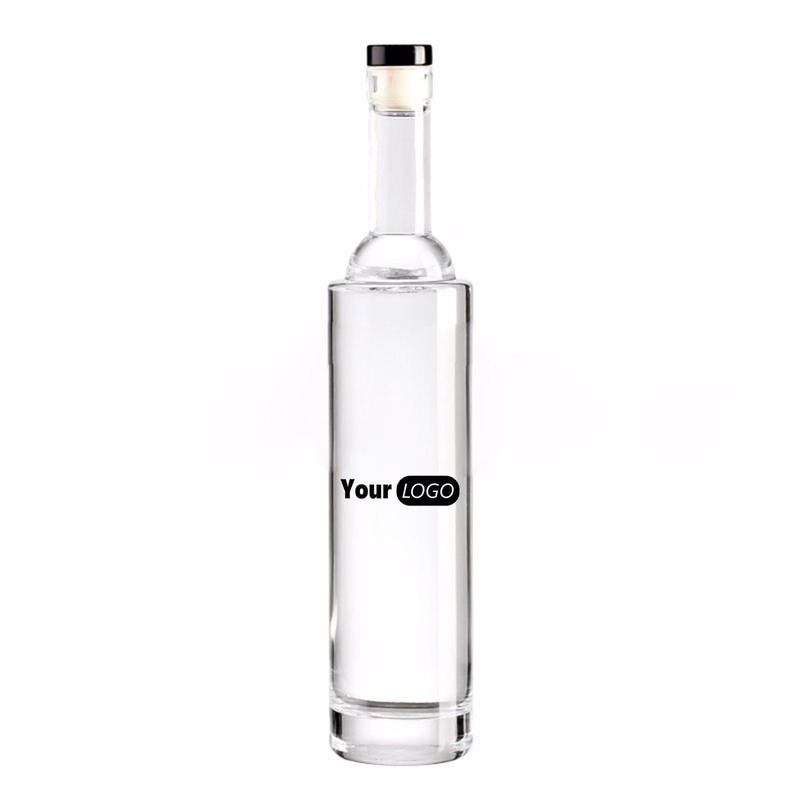 Clear Glass Wine Bottles