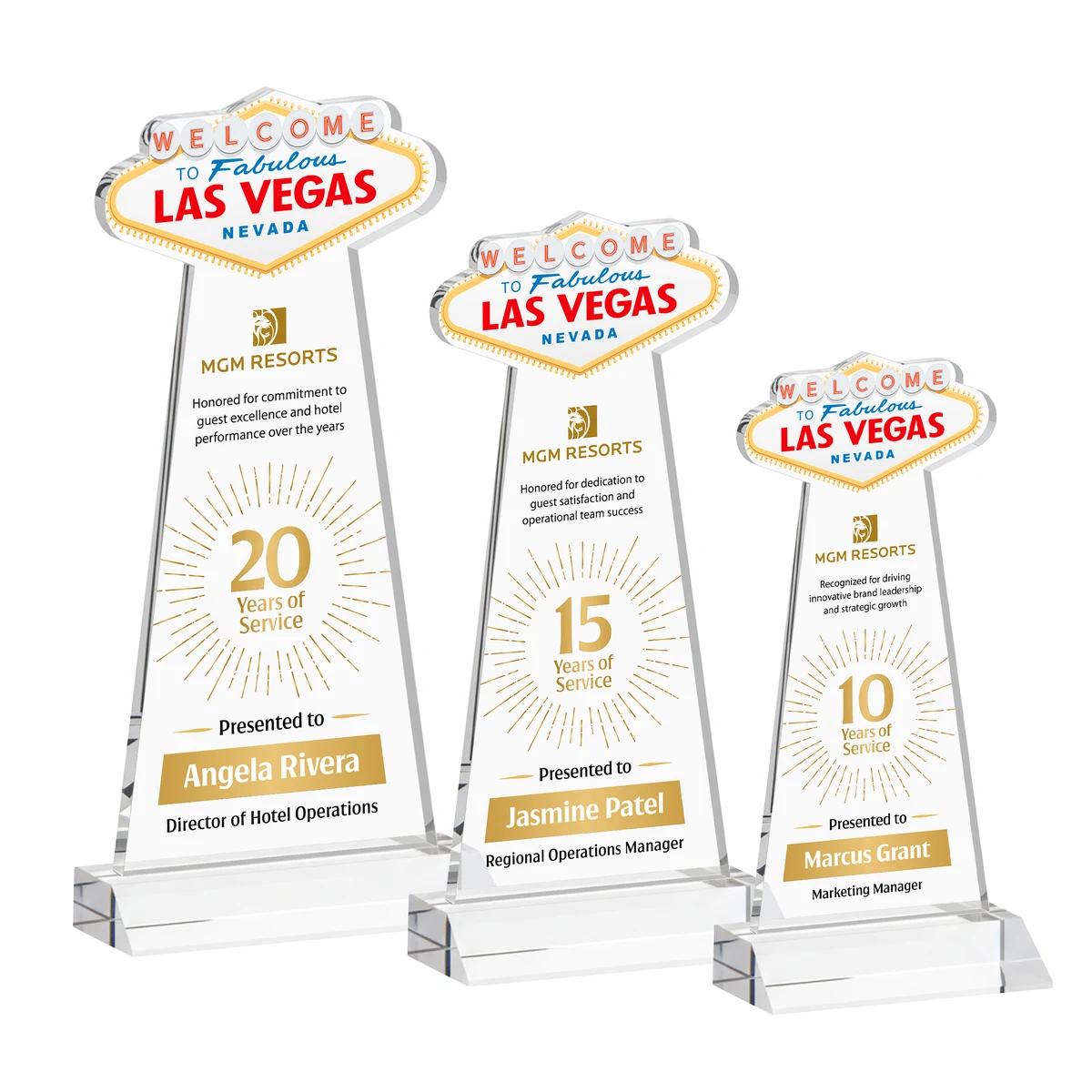 Las Vegas VividPrint™ Award - Clear 1