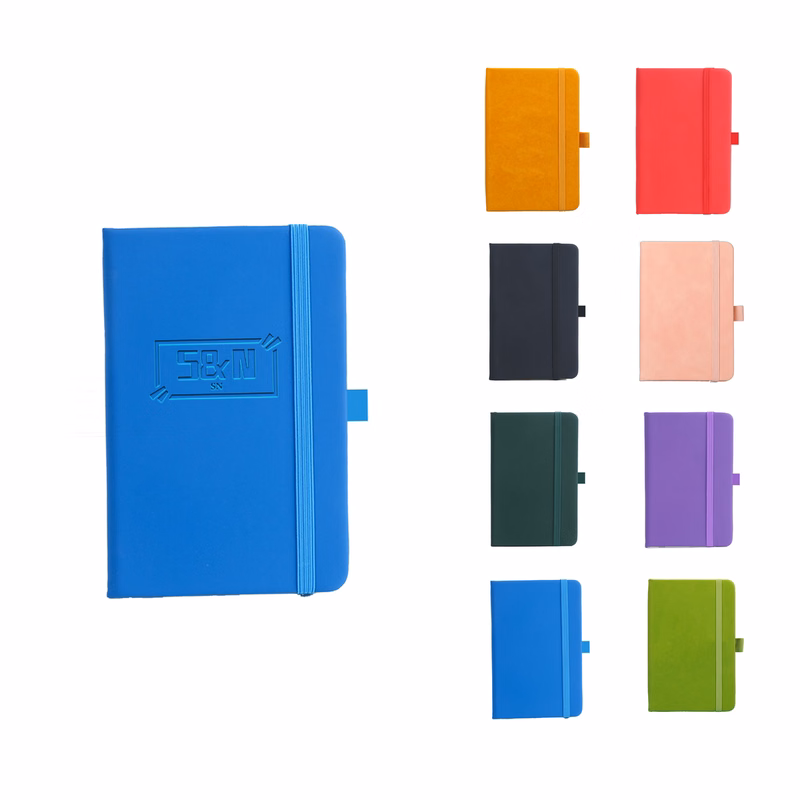 A6 Leather Portable Pocket Notebook With Strap