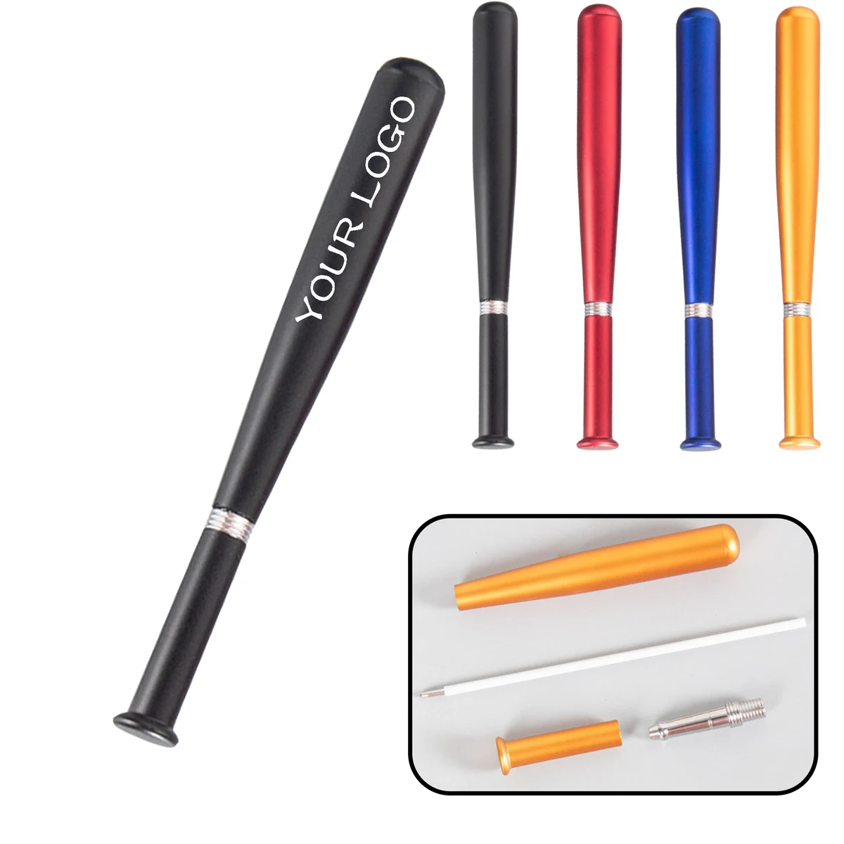 MOQ 20 PCS Custom Baseball Bat Pens 1