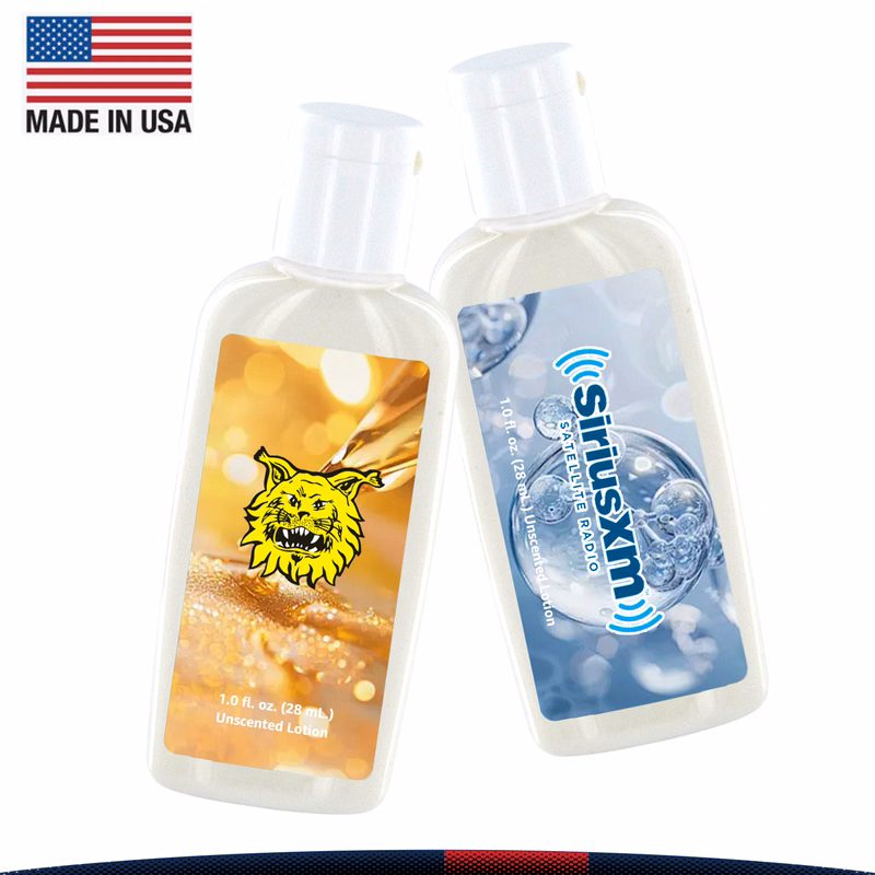 1 oz. Ashleigh Clear Oval Bottle Lotion