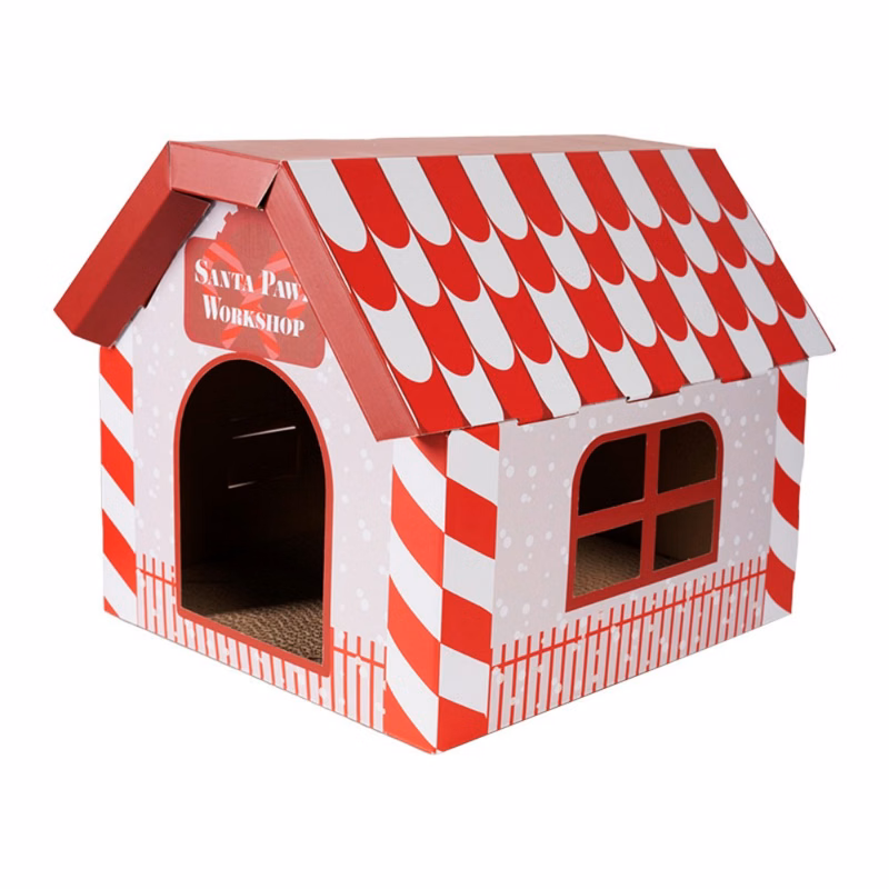 Gift Box Christmas Cat Kennel