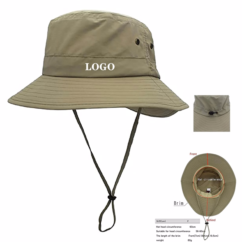 Bucket Hat for Fishing with Adjustable String