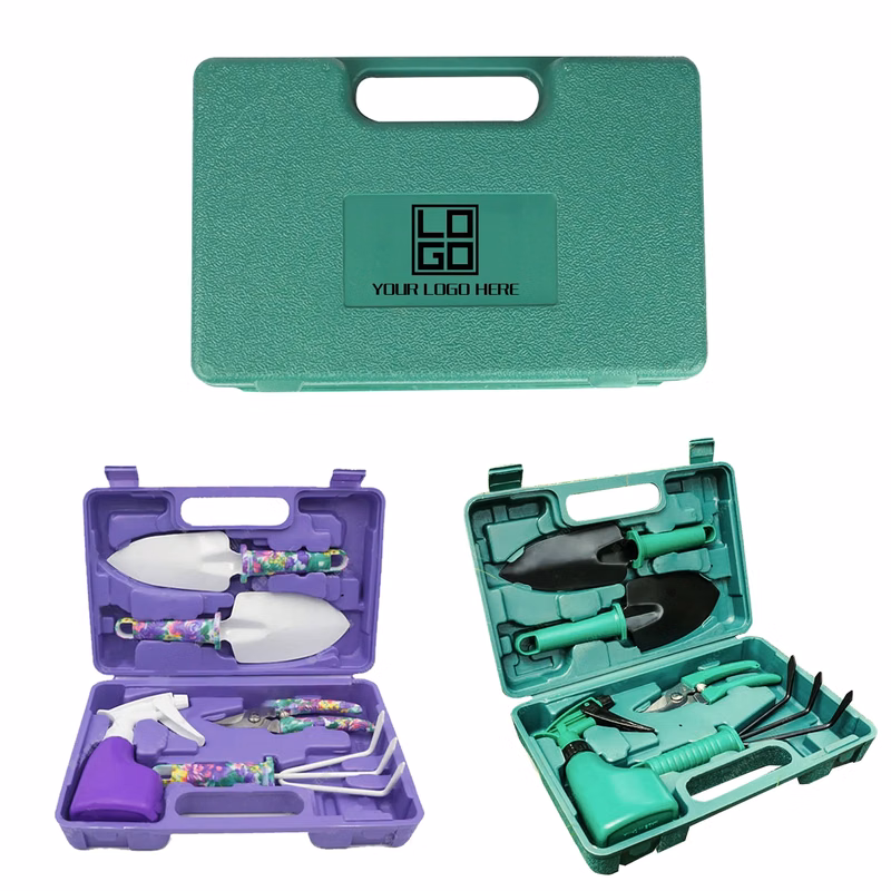 5 Pieces Gardening Tools Set with Carrying Case