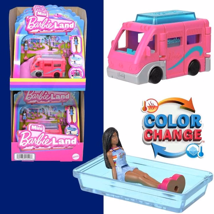 Mini BarbieLand Camper Playsets