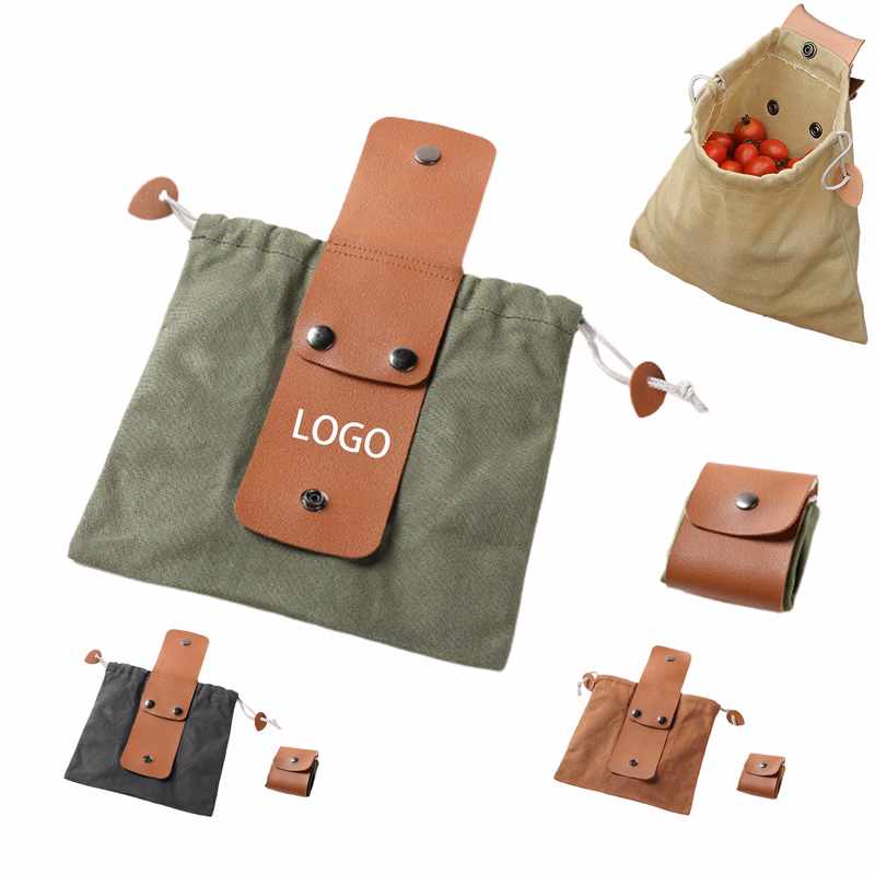 Foldable Canvas Outdoor Foraging Bag
