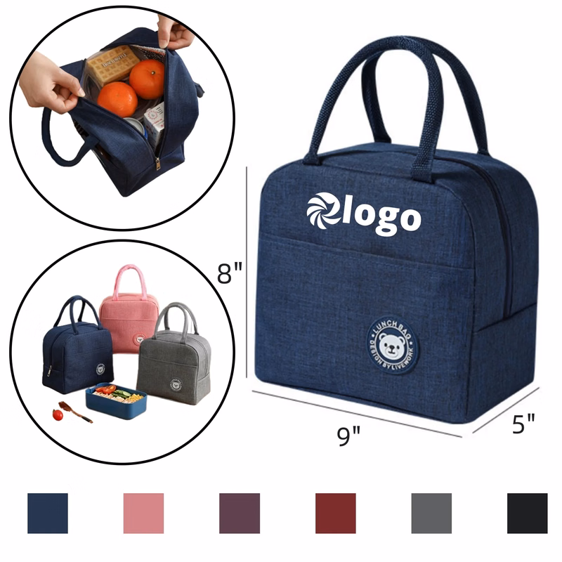 Oxford Insulated Lunch Bag For Meals