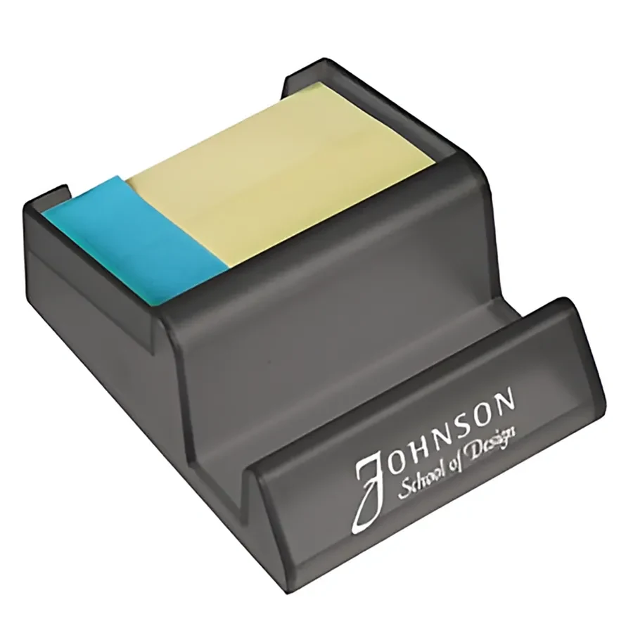 Media Stand with Adhesive Notes 1